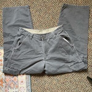 Wrangler Grey Cargo Pants 32x30